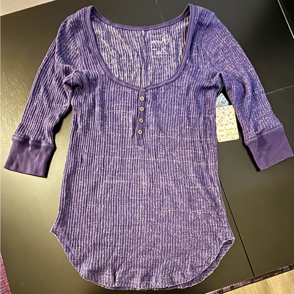 Free People We The Free 3/4 Sleeve Thermal
